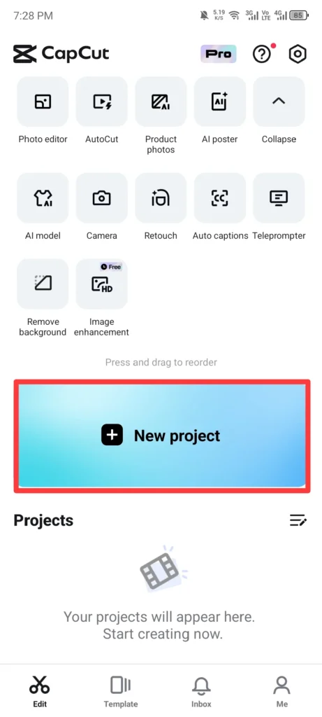 How to Add Green Screen Effects in CapCut (October 2025) 4 new project for green screen effect screenshot image
