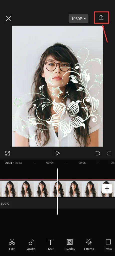 How to Add Green Screen Effects in CapCut (October 2025) 8 application of the effect screenshot image