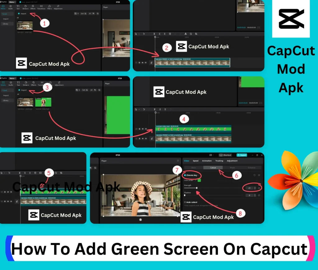 How to Add Green Screen Effects in CapCut (October 2025) 2 steps for using green screen effect screenshots main image