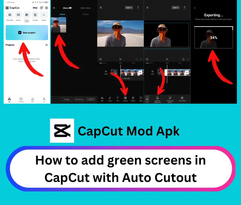 How to Add Green Screen Effects in CapCut (October 2025) 10 adding green screen effect with autocut in capcut screenshots image