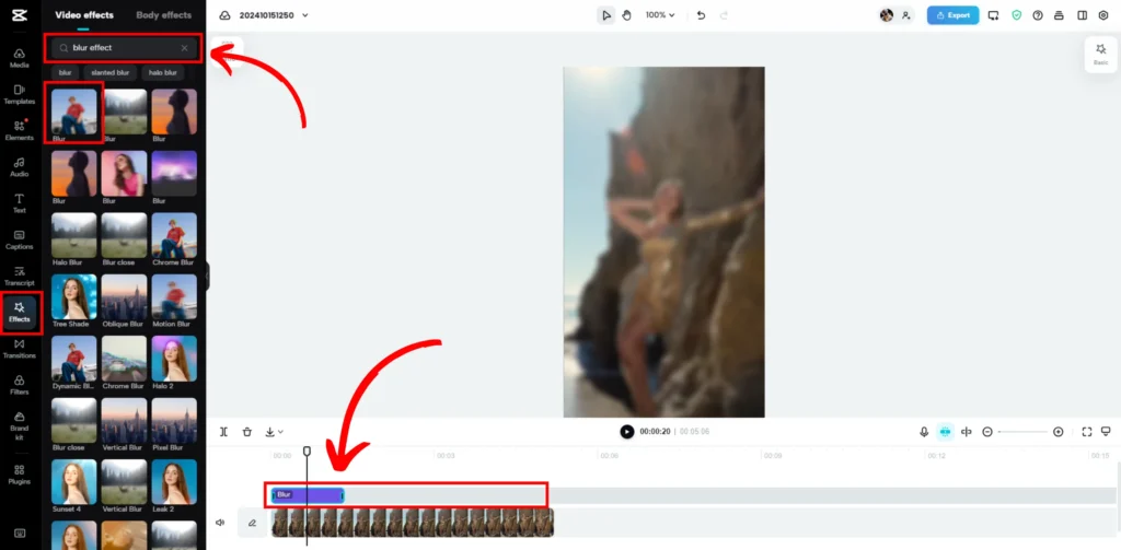 How to Blur Background on CapCut For PC 03 1024x503 1