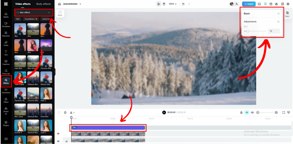 How to Blur Something on CapCut 3 1024x503 1