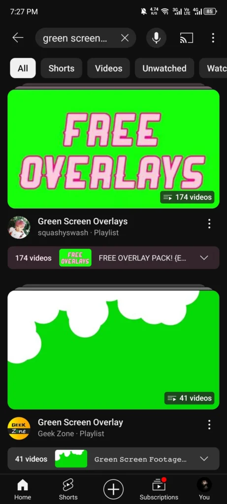 How to Add Green Screen Effects in CapCut (October 2025) 3 search green screen effect on capcut screenshot image