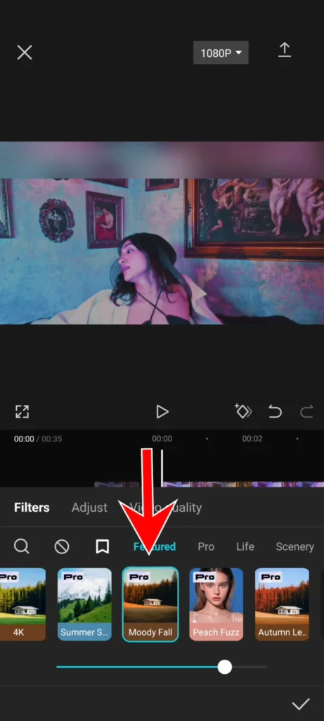 Mastering CapCut Motion Tracking: A Complete Guide in October 2025 29 adding filters to motion tracking screenshot image