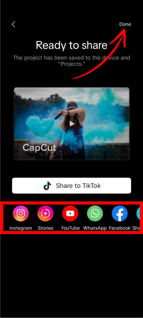 Mastering Overlays: How to add Capcut overlay text and video for Stunning Edits (October 2025) 8 exporting final video with capcut overlay screenshot image