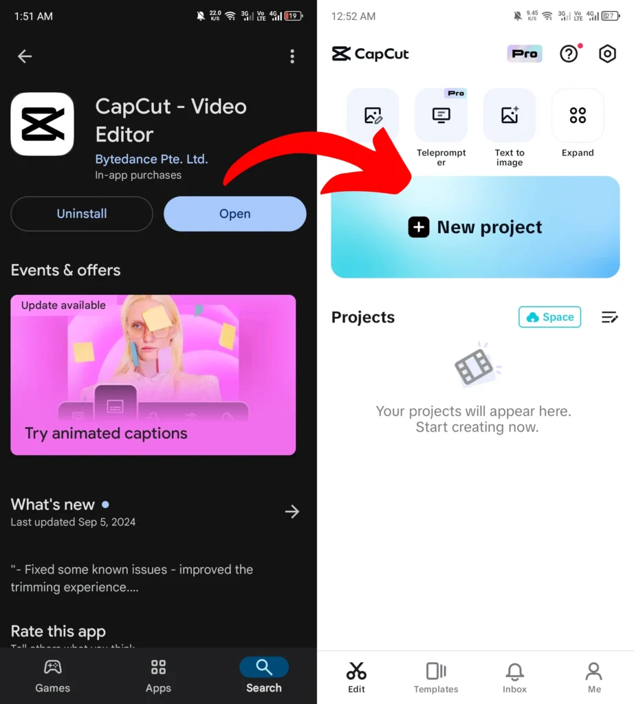Mastering Overlays: How to add Capcut overlay text and video for Stunning Edits (October 2025) 9 capcut video overlay screenshot image firist step