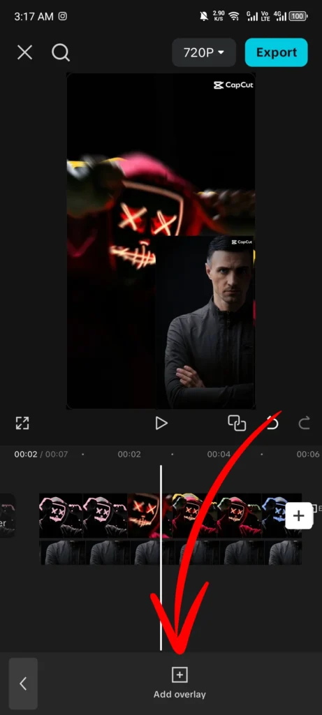 Mastering Overlays: How to add Capcut overlay text and video for Stunning Edits (October 2025) 27 add second overlay screenshot image