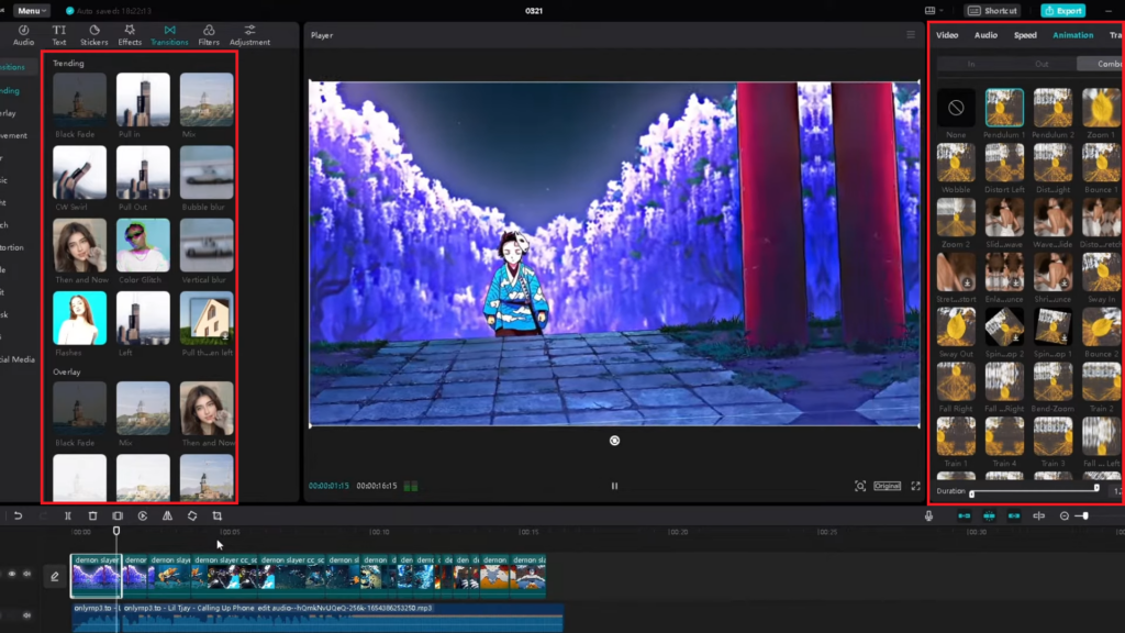 capcut multi track editing image screenshot