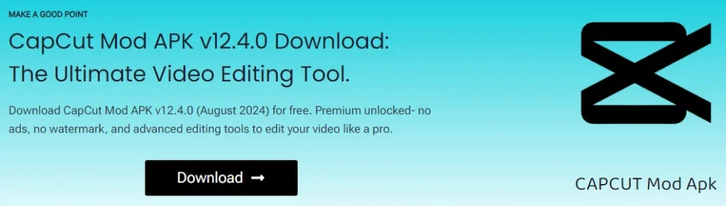 apcapcutapk.com website screenshot image